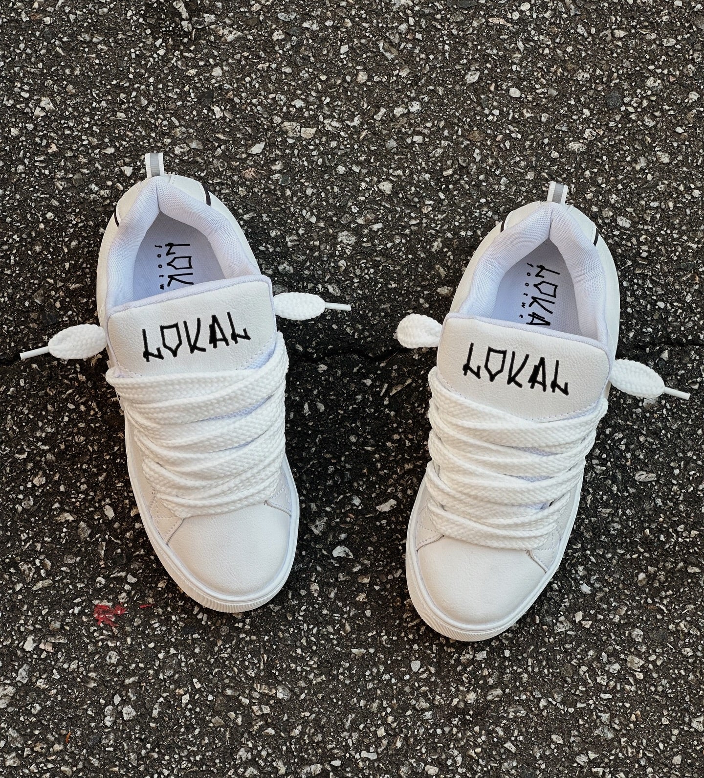 TENIS LOKAL BIG SKATE BLANCO
