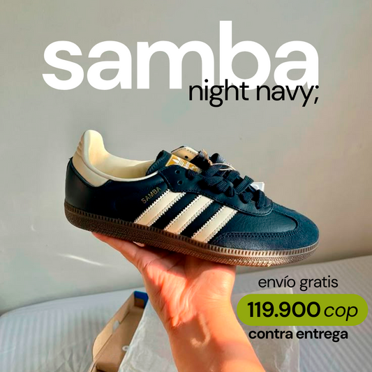 TENIS SAMBA NAVY NIGHT